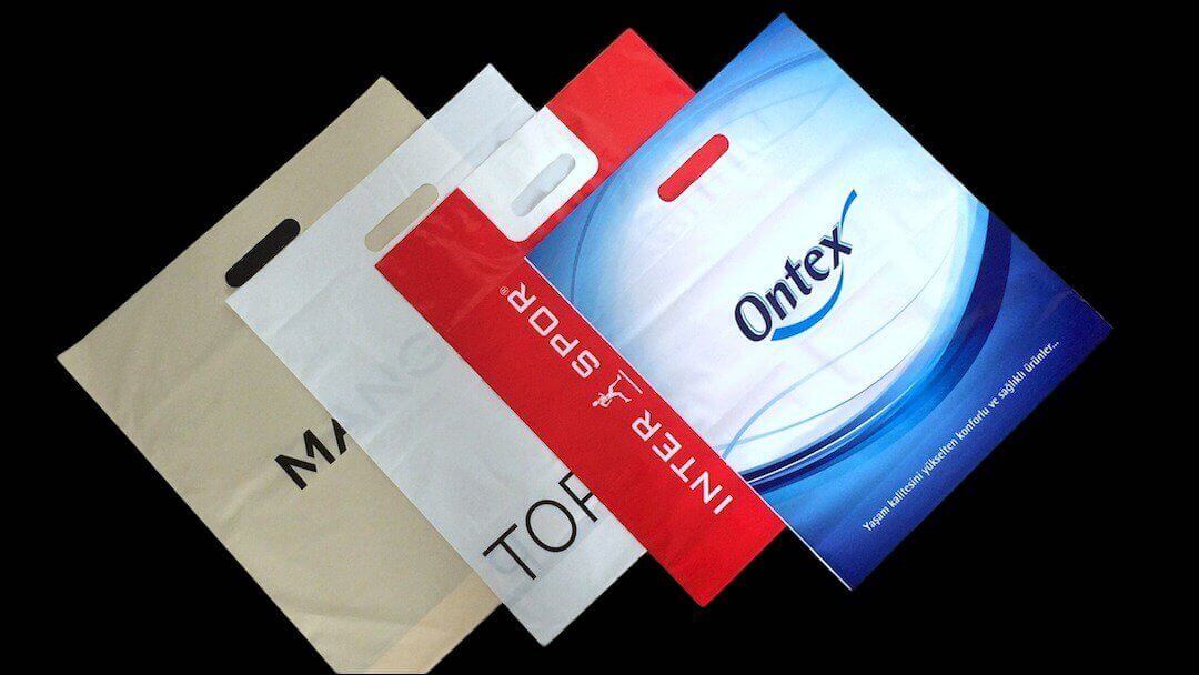 Folded Die Cut Boutique Bags NG Plastics Ltd